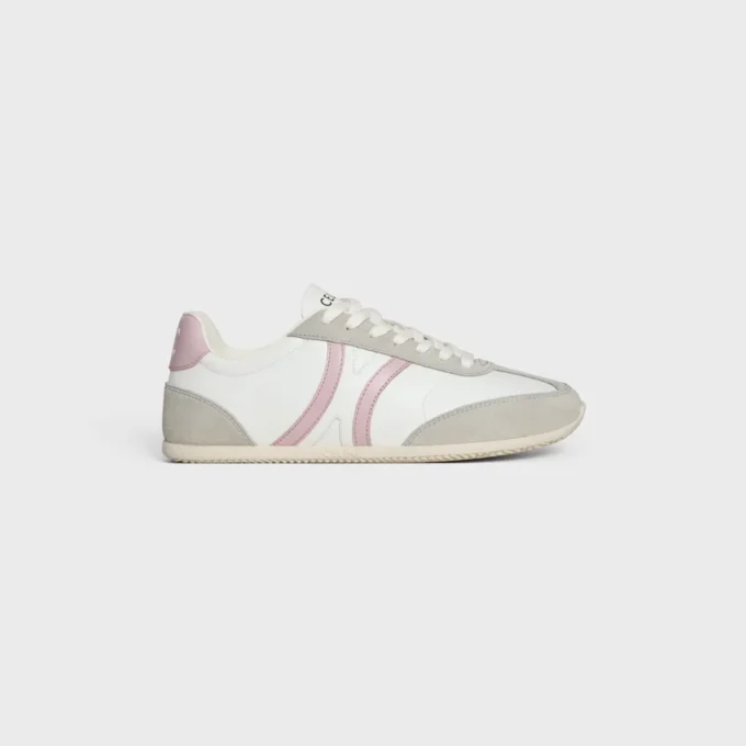 Niskie sznurowane trampki CELINE Jogger ze skóry cielęcej i zamszu Niskie sznurowane trampki CELINE Jogger ze skóry cielęcej i zamszu