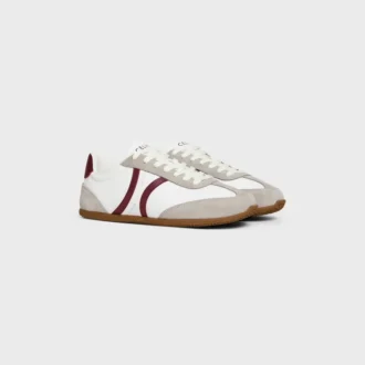 Niskie sznurowane trampki CELINE Jogger ze skóry cielęcej i zamszu Niskie sznurowane trampki CELINE Jogger ze skóry cielęcej i zamszu