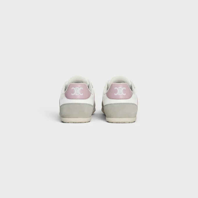 Niskie sznurowane trampki CELINE Jogger ze skóry cielęcej i zamszu Niskie sznurowane trampki CELINE Jogger ze skóry cielęcej i zamszu