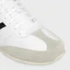 Niskie sznurowane trampki CELINE Jogger ze skóry cielęcej i zamszu Niskie sznurowane trampki CELINE Jogger ze skóry cielęcej i zamszu