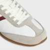 Niskie sznurowane trampki CELINE Jogger ze skóry cielęcej i zamszu Niskie sznurowane trampki CELINE Jogger ze skóry cielęcej i zamszu