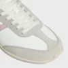 Niskie sznurowane trampki CELINE Jogger ze skóry cielęcej i zamszu Niskie sznurowane trampki CELINE Jogger ze skóry cielęcej i zamszu