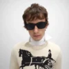 Okulary przeciwsłoneczne Black Frame 41 z acetatu Okulary przeciwsłoneczne Black Frame 41 z acetatu