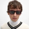 Okulary przeciwsłoneczne Black Frame 41 z acetatu Okulary przeciwsłoneczne Black Frame 41 z acetatu