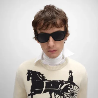 Okulary przeciwsłoneczne Black Frame 41 z acetatu Okulary przeciwsłoneczne Black Frame 41 z acetatu