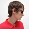 Okulary przeciwsłoneczne Black Frame 41 z acetatu