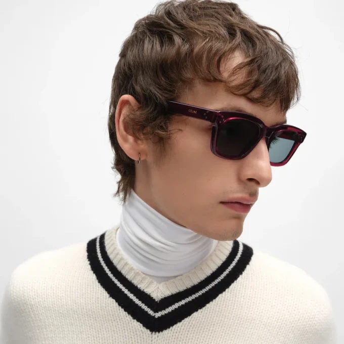 Okulary przeciwsłoneczne Black Frame 41 z acetatu Okulary przeciwsłoneczne Black Frame 41 z acetatu