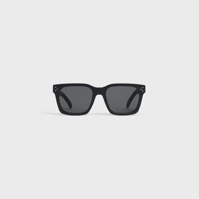 Okulary przeciwsłoneczne Black Frame 45 z oprawkami z acetatu