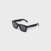 Okulary przeciwsłoneczne Black Frame 45 z oprawkami z acetatu