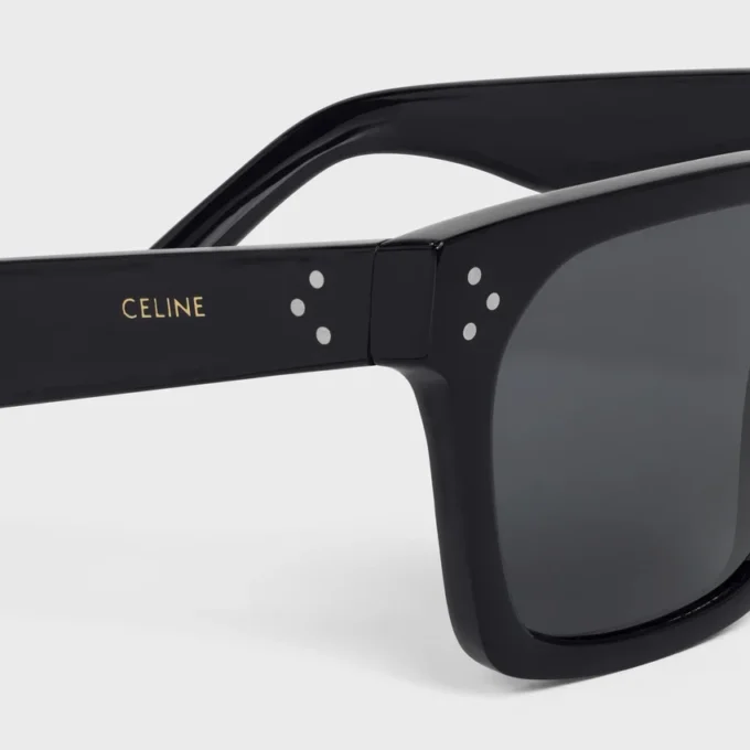 Okulary przeciwsłoneczne Black Frame 45 z oprawkami z acetatu