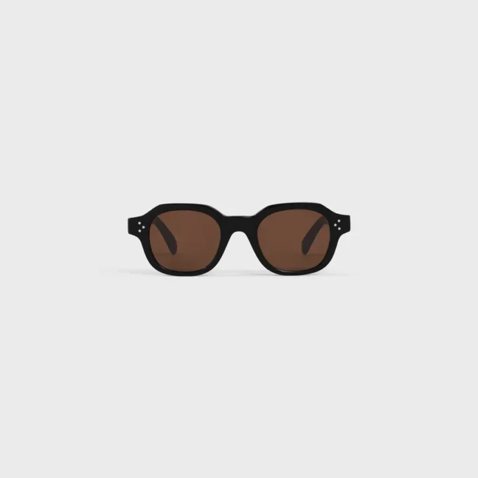 Okulary przeciwsłoneczne Black Frame 60 z oprawkami z acetatu