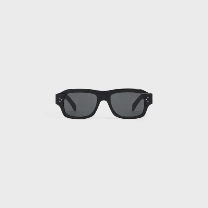 Okulary przeciwsłoneczne Black Frame 61 z oprawką z acetatu Okulary przeciwsłoneczne Black Frame 61 z oprawką z acetatu