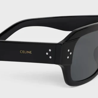 Okulary przeciwsłoneczne Black Frame 61 z oprawką z acetatu Okulary przeciwsłoneczne Black Frame 61 z oprawką z acetatu