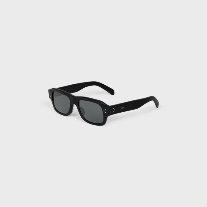 Okulary przeciwsłoneczne Black Frame 61 z oprawką z acetatu Okulary przeciwsłoneczne Black Frame 61 z oprawką z acetatu