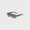 Okulary przeciwsłoneczne Black Frame 61 z oprawką z acetatu Okulary przeciwsłoneczne Black Frame 61 z oprawką z acetatu