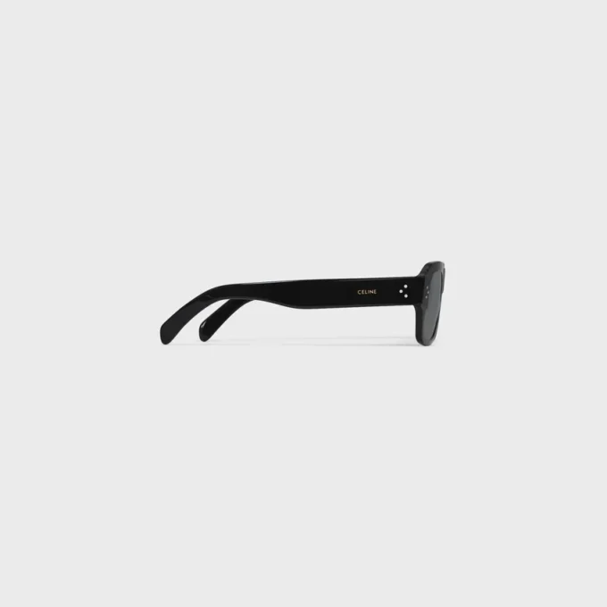 Okulary przeciwsłoneczne Black Frame 61 z oprawką z acetatu Okulary przeciwsłoneczne Black Frame 61 z oprawką z acetatu