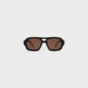 Okulary przeciwsłoneczne Black Frame 62 z oprawkami z acetatu