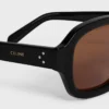 Okulary przeciwsłoneczne Black Frame 62 z oprawkami z acetatu