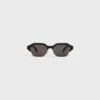 Okulary przeciwsłoneczne Black Frame 63 z oprawką z acetatu i metalu Okulary przeciwsłoneczne Black Frame 63 z oprawką z acetatu i metalu
