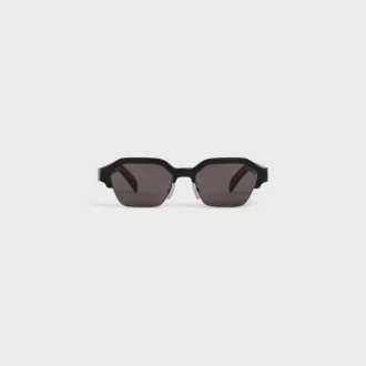 Okulary przeciwsłoneczne Black Frame 63 z oprawką z acetatu i metalu