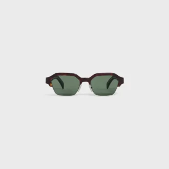 Okulary przeciwsłoneczne Black Frame 63 z oprawką z acetatu i metalu
