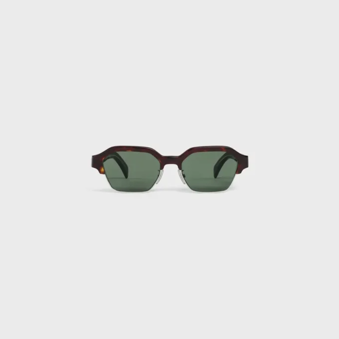 Okulary przeciwsłoneczne Black Frame 63 z oprawką z acetatu i metalu Okulary przeciwsłoneczne Black Frame 63 z oprawką z acetatu i metalu