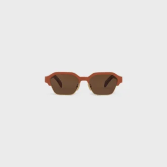 Okulary przeciwsłoneczne Black Frame 63 z oprawką z acetatu i metalu