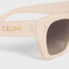 Okulary przeciwsłoneczne Cat Eye S342 z acetatu
