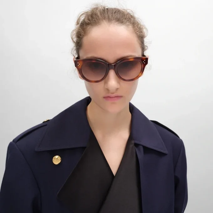 Okulary przeciwsłoneczne Round S332 z acetatu Okulary przeciwsłoneczne Round S332 z acetatu