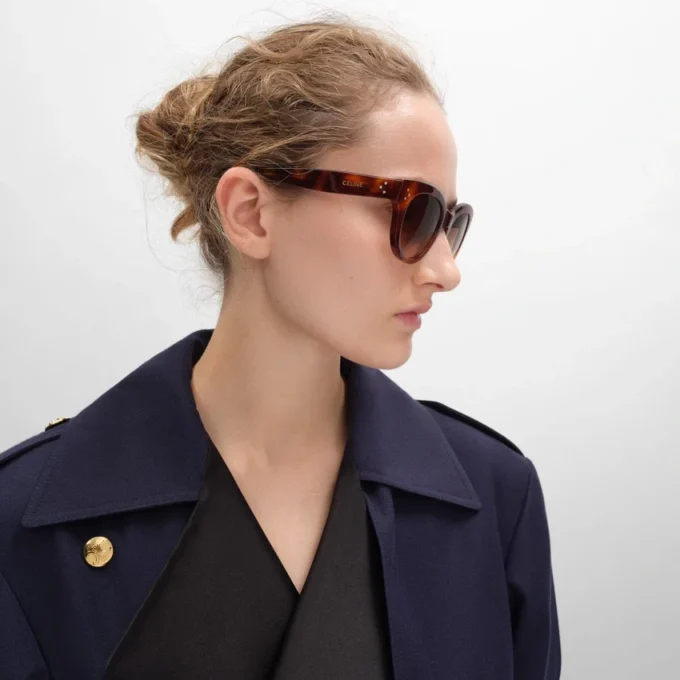 Okulary przeciwsłoneczne Round S332 z acetatu Okulary przeciwsłoneczne Round S332 z acetatu