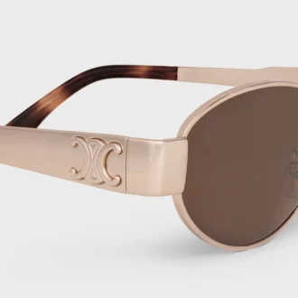 Okulary przeciwsłoneczne Triomphe Metal 01 w kolorze metalicznym Okulary przeciwsłoneczne Triomphe Metal 01 w kolorze metalicznym