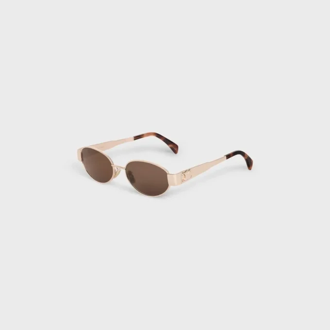 Okulary przeciwsłoneczne Triomphe Metal 01 w kolorze metalicznym Okulary przeciwsłoneczne Triomphe Metal 01 w kolorze metalicznym