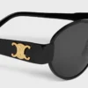 Okulary przeciwsłoneczne Triomphe Metal 01 w kolorze metalicznym Okulary przeciwsłoneczne Triomphe Metal 01 w kolorze metalicznym
