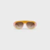 Okulary przeciwsłoneczne Triomphe Stamp 01 z acetatu Okulary przeciwsłoneczne Triomphe Stamp 01 z acetatu