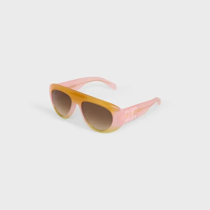Okulary przeciwsłoneczne Triomphe Stamp 01 z acetatu Okulary przeciwsłoneczne Triomphe Stamp 01 z acetatu