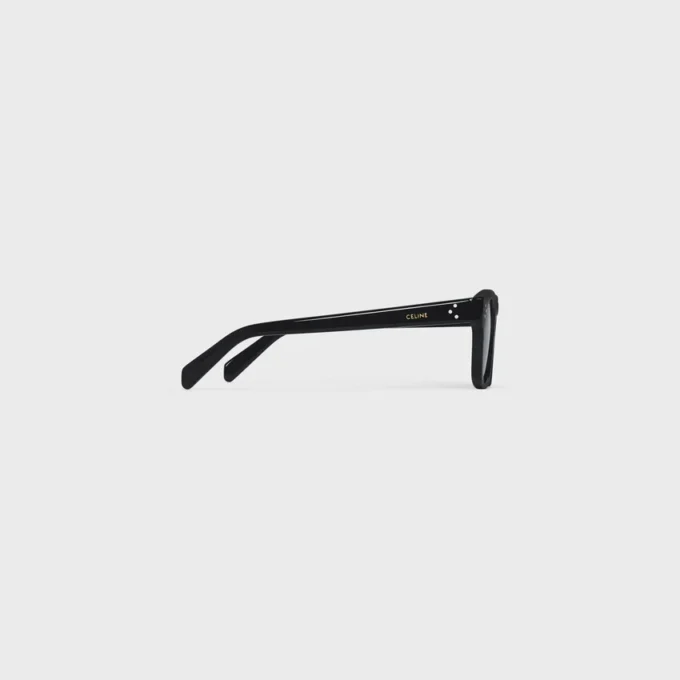 Okulary przeciwsłoneczne z czarną oprawką 42 z acetatu Okulary przeciwsłoneczne z czarną oprawką 42 z acetatu