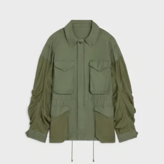 Parka z satyny bawełnianej