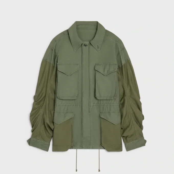 Parka z satyny bawełnianej Parka z satyny bawełnianej