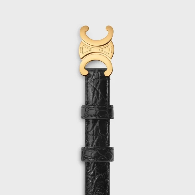Pasek Triomphe 18 mm ze skóry aligatora Pasek Triomphe 18 mm ze skóry aligatora