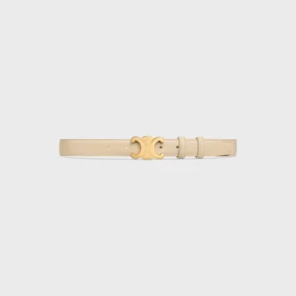 Pasek Triomphe 25 mm ze skóry taurillon