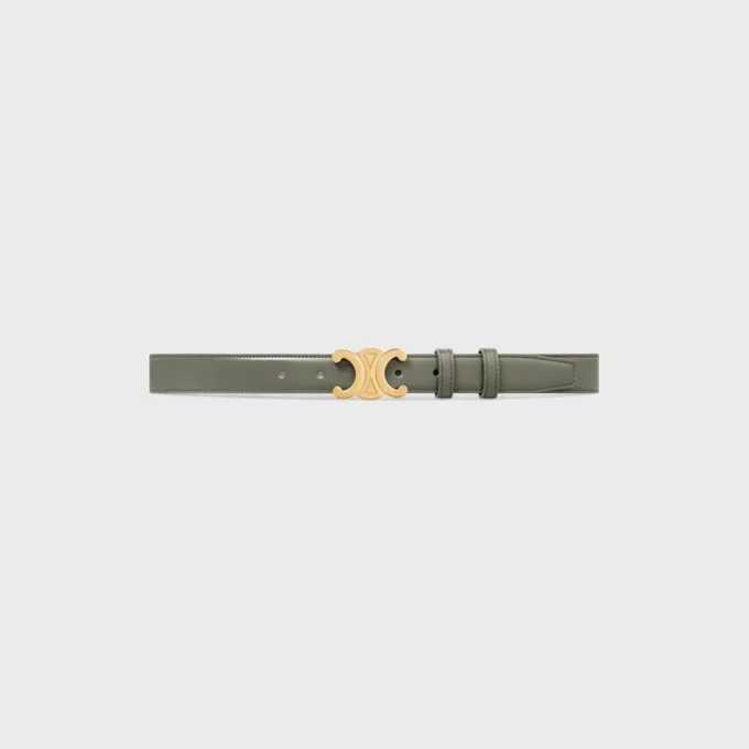 Pasek Triomphe 25 mm ze skóry taurillon Pasek Triomphe 25 mm ze skóry taurillon
