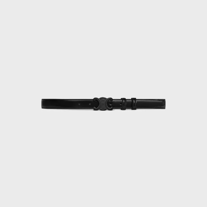 Pasek Triomphe 25 mm ze skóry taurillon Pasek Triomphe 25 mm ze skóry taurillon