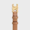 Pasek Triomphe 25 mm ze skóry Taurillon Pasek Triomphe 25 mm ze skóry Taurillon