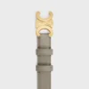 Pasek Triomphe 25 mm ze skóry taurillon Pasek Triomphe 25 mm ze skóry taurillon