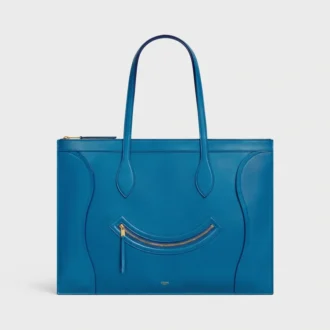 Płaska torba Luggage z błyszczącej skóry cielęcej Płaska torba Luggage z błyszczącej skóry cielęcej