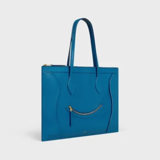 Płaska torba Luggage z błyszczącej skóry cielęcej Płaska torba Luggage z błyszczącej skóry cielęcej