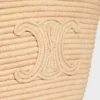 Pleciona torba typu panier z rafii