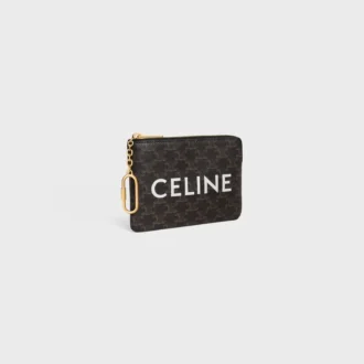 Portmonetka z Triomphe Canvas z nadrukiem CELINE