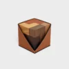 Puzzle Cube w drewnianym etui z naturalnej skóry cielęcej