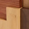 Puzzle Cube w drewnianym etui z naturalnej skóry cielęcej